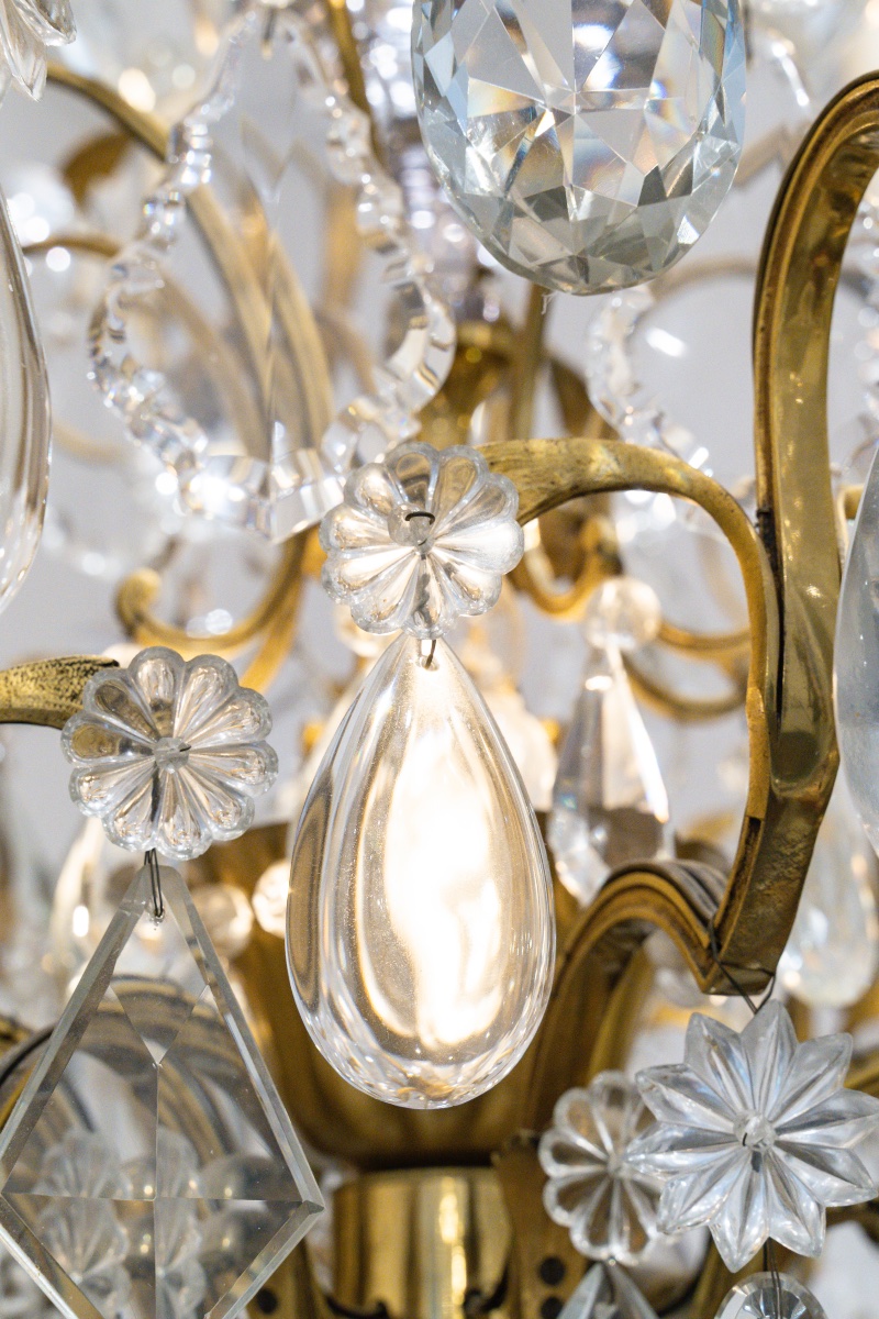 Grand lustre cage de la maison Baguès, Circa 1890-photo-6
