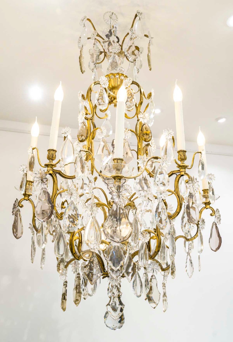 Grand lustre cage de la maison Baguès, Circa 1890