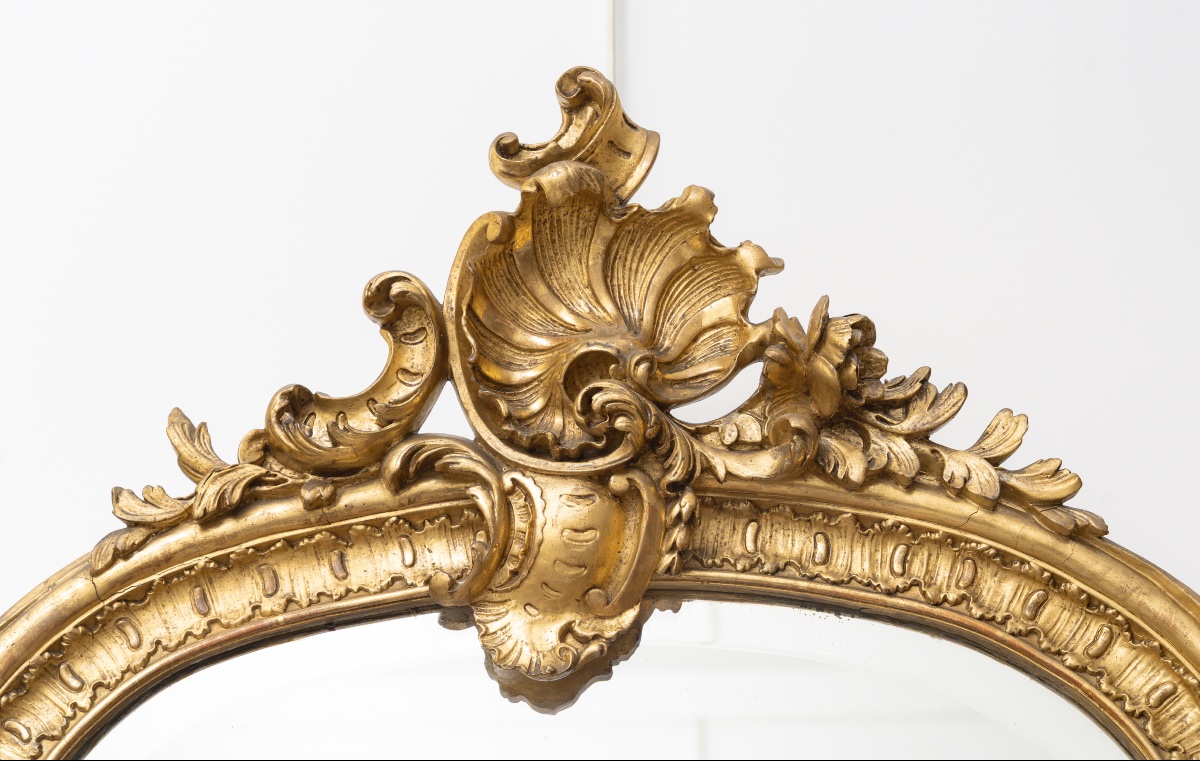 Louis XV Mirror, Circa 1870-photo-3