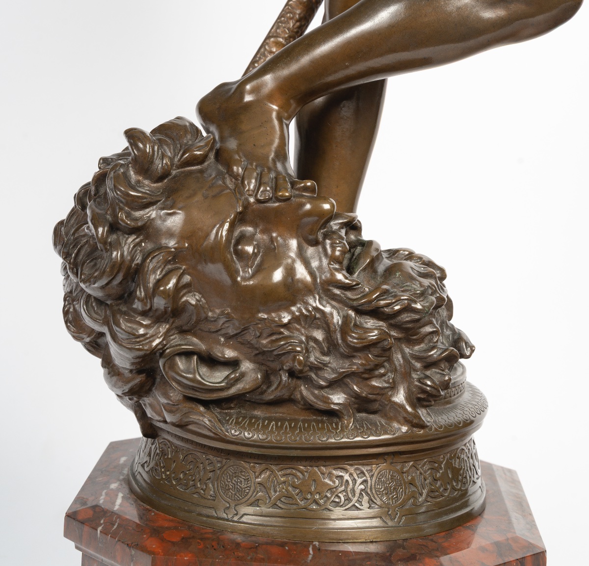 Antonin MERCIE (1845-1916)  David Vainqueur De Goliath-photo-5