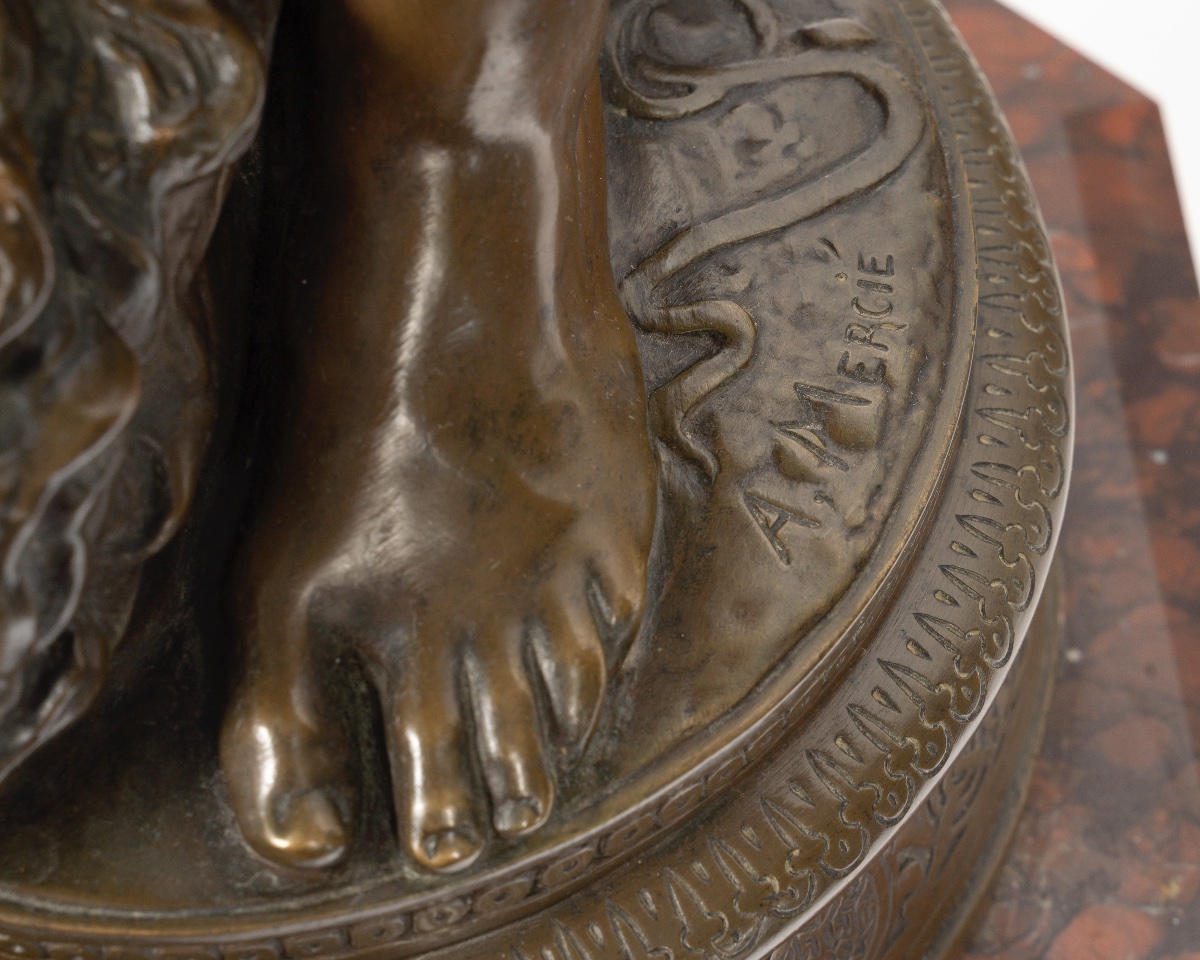 Antonin MERCIE (1845-1916)  David Vainqueur De Goliath-photo-6