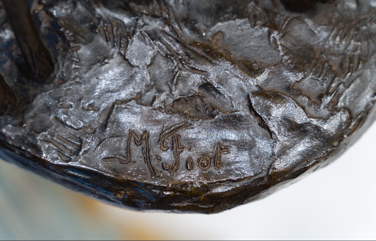 Maximilien Fiot (1886-1953) A Roe Deer And Two Does -photo-6