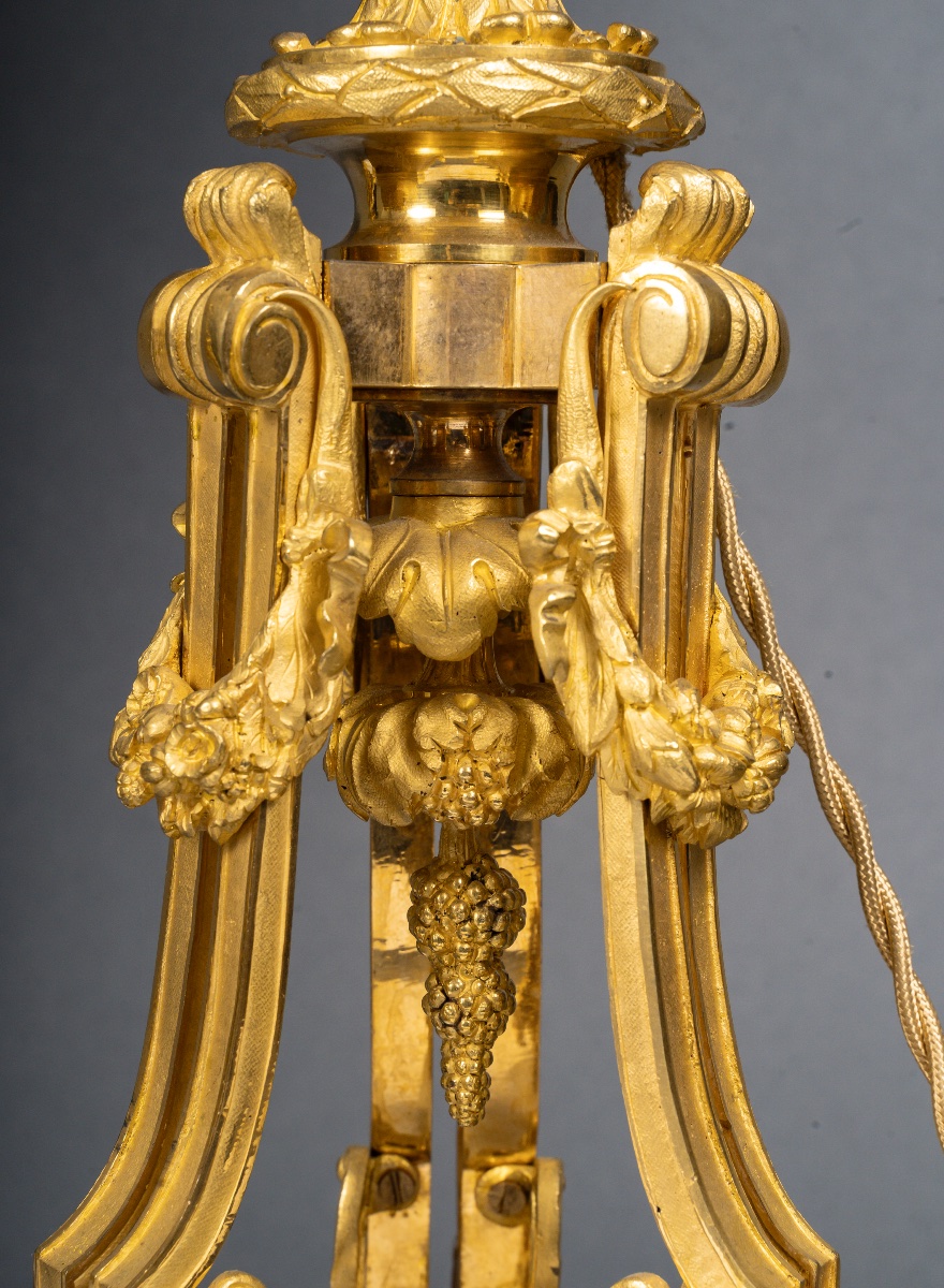 Paire De Lampes Du 19e Siècle-photo-7