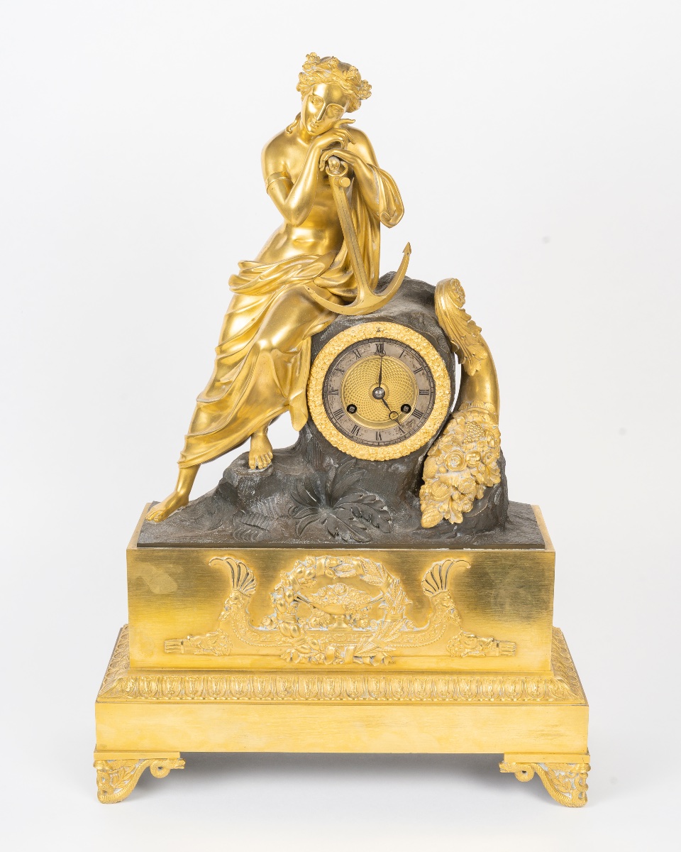 Charles X Clock, Marine Allegory, Circa 1830-photo-8