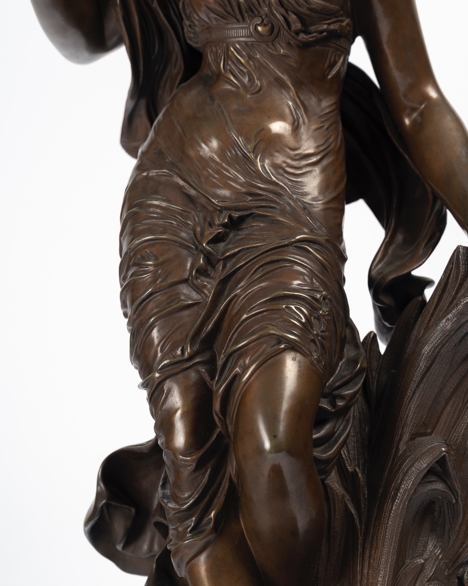 Auguste Moreau (1834-1917) Woman With A Bird-photo-4