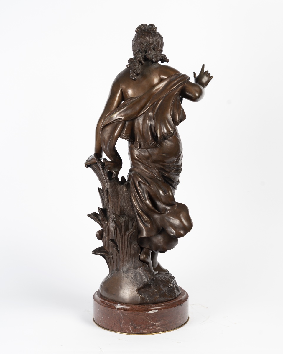 Auguste Moreau (1834-1917) Woman With A Bird-photo-4