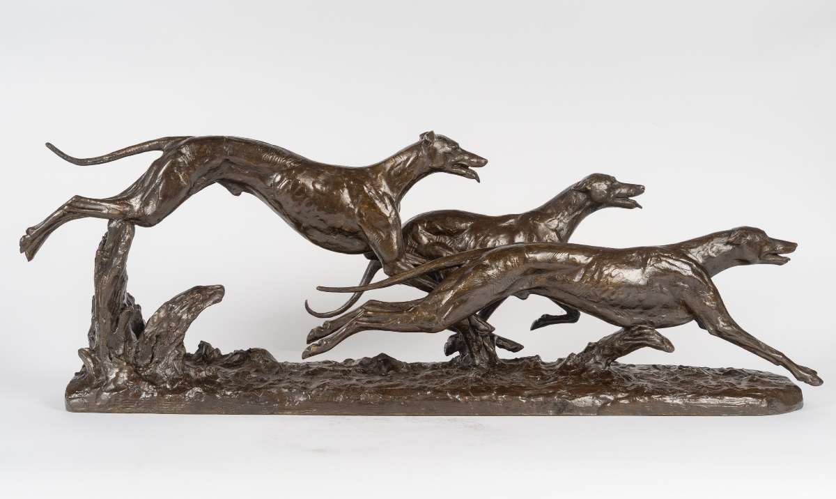 Maximilien Fiot (1886-1953) Greyhound Racing -photo-3