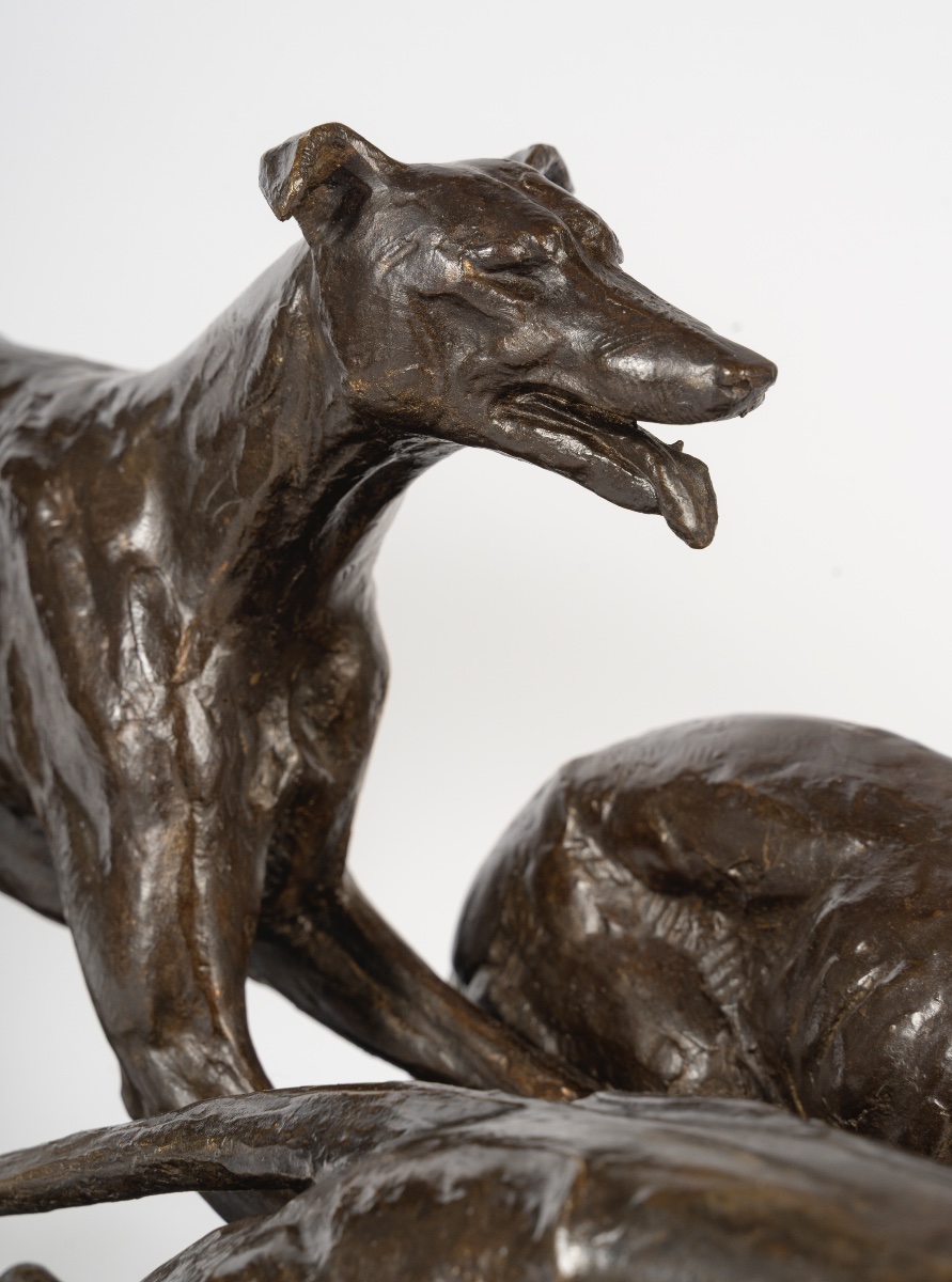 Maximilien Fiot (1886-1953) Greyhound Racing -photo-4