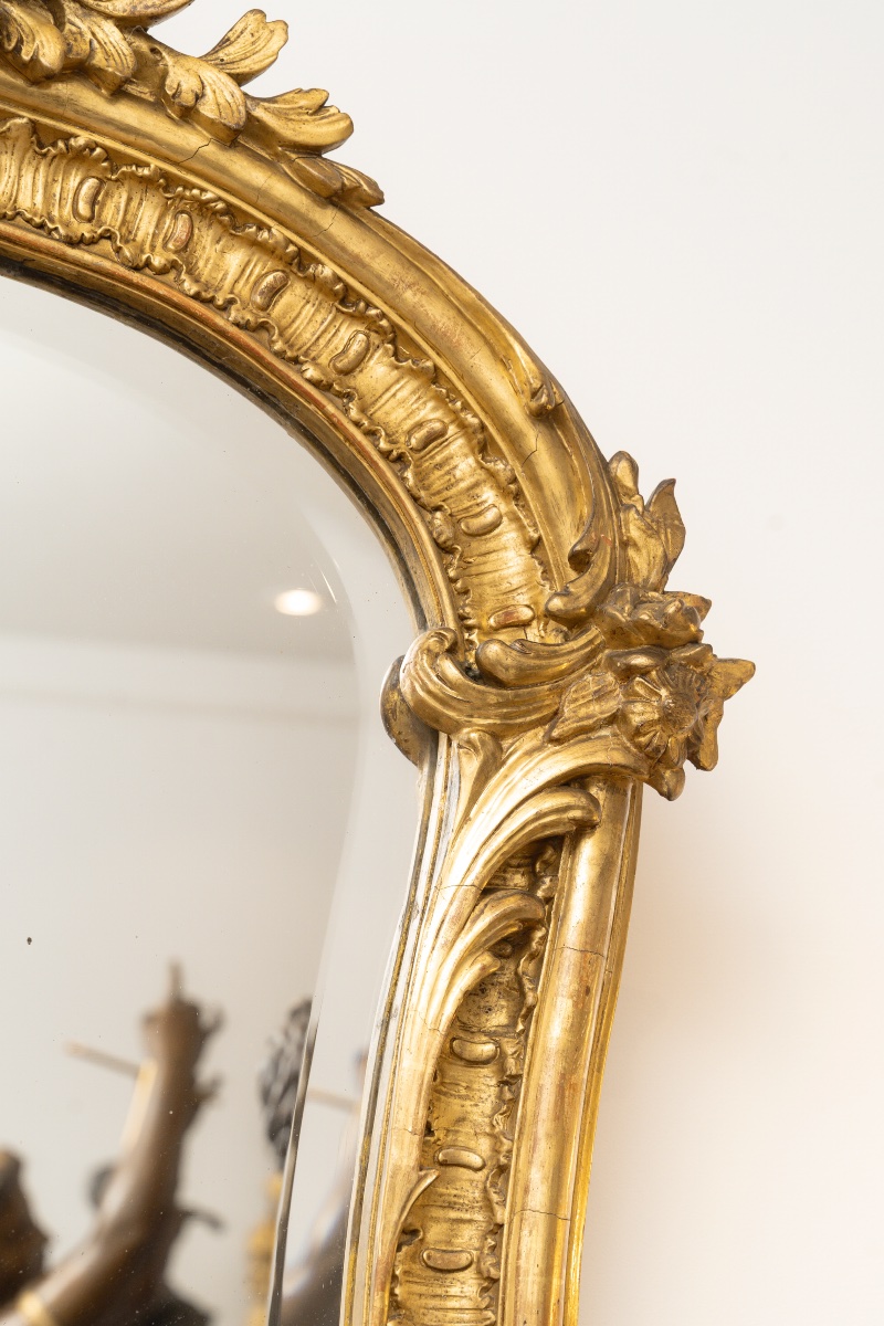 Miroir Louis XV, Circa 1870-photo-4