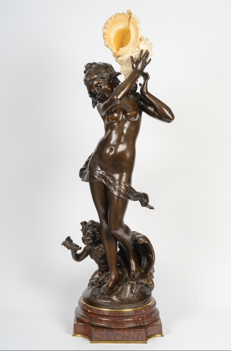 Auguste MOREAU (1834-1917)  La Naissance de Vénus-photo-3