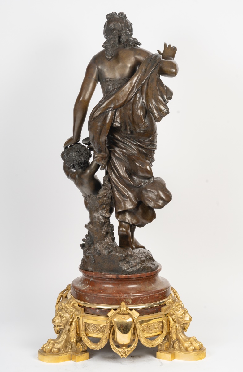 Auguste MOREAU (1834-1917),  Femme à l'enfant-photo-4