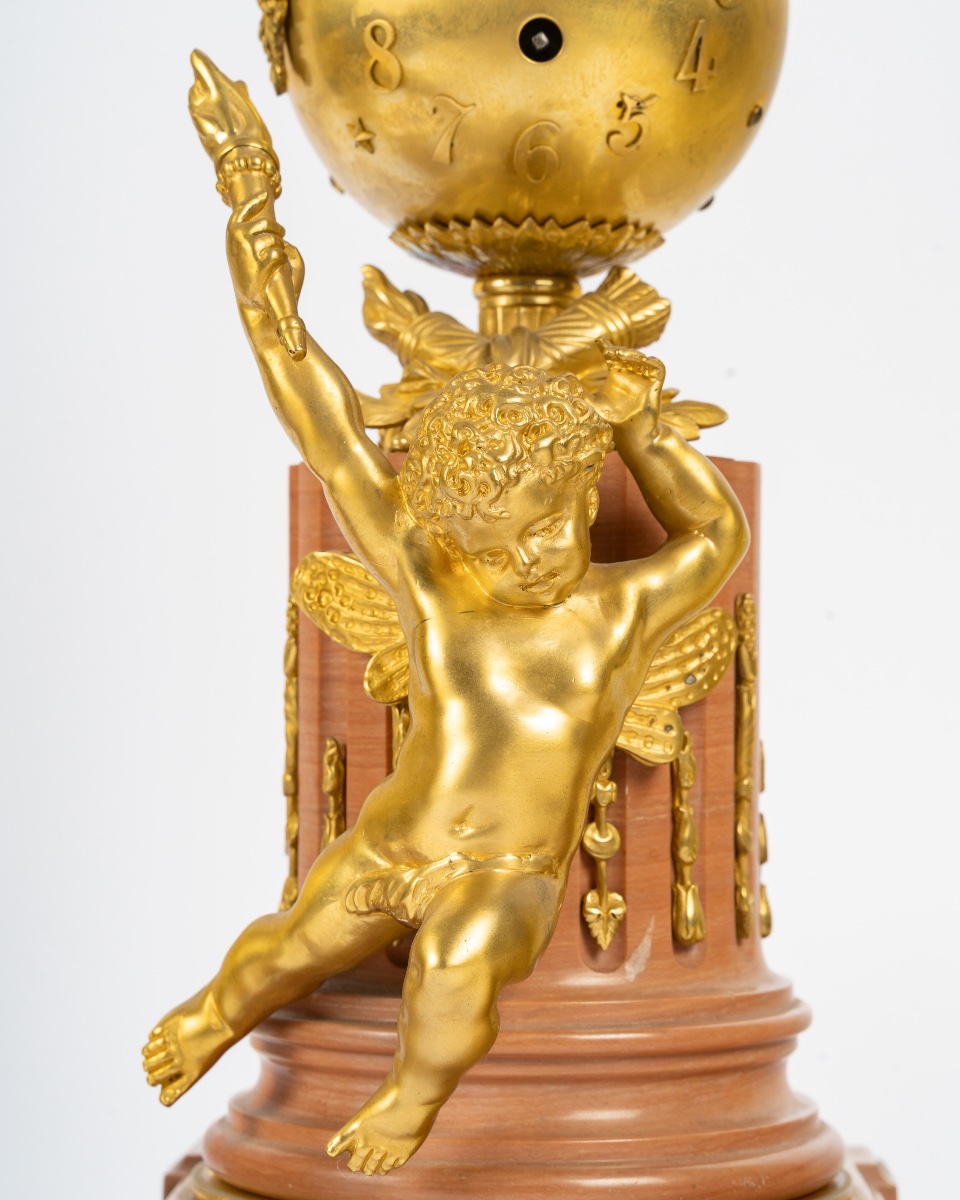 Garniture De Cheminée, Circa 1880-photo-2