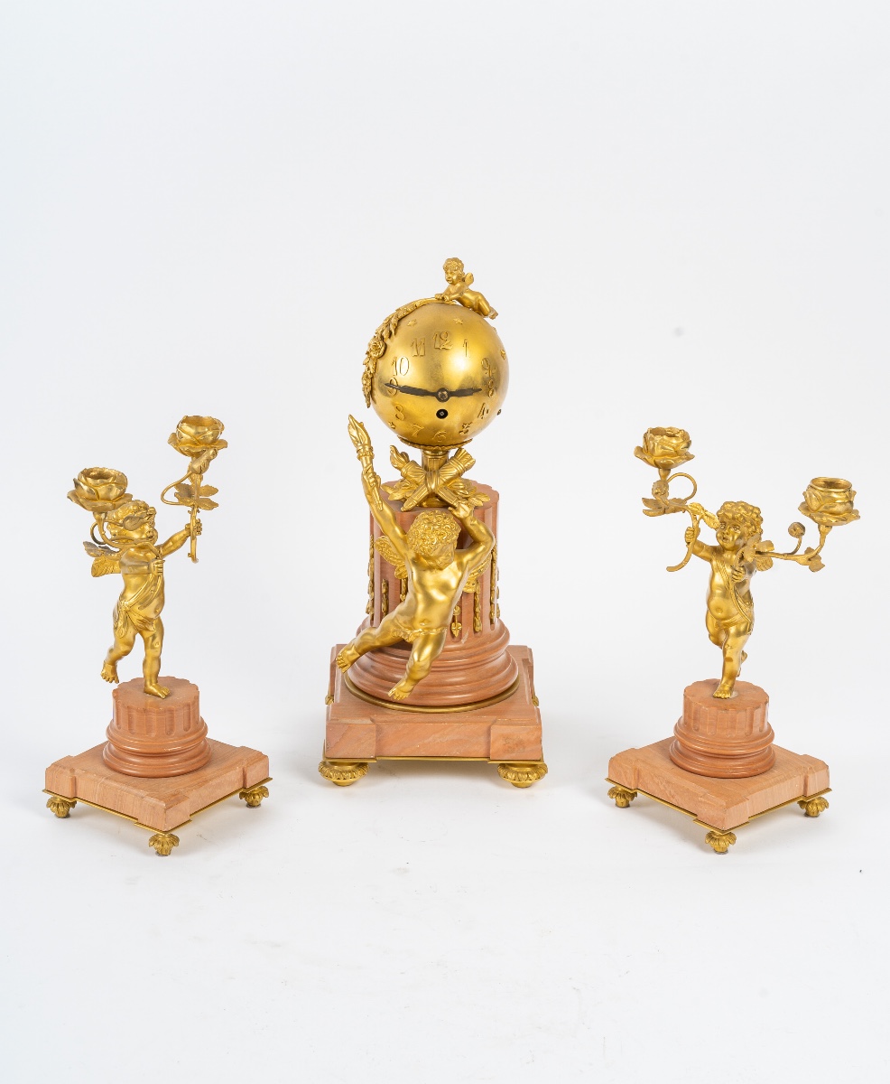 Garniture De Cheminée, Circa 1880