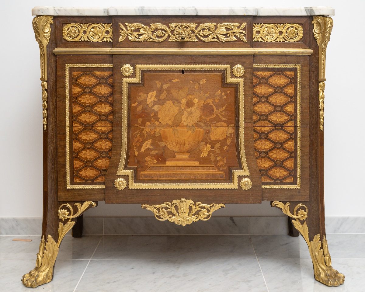 Louis XVI Commode By Ernest Mottheau-photo-2