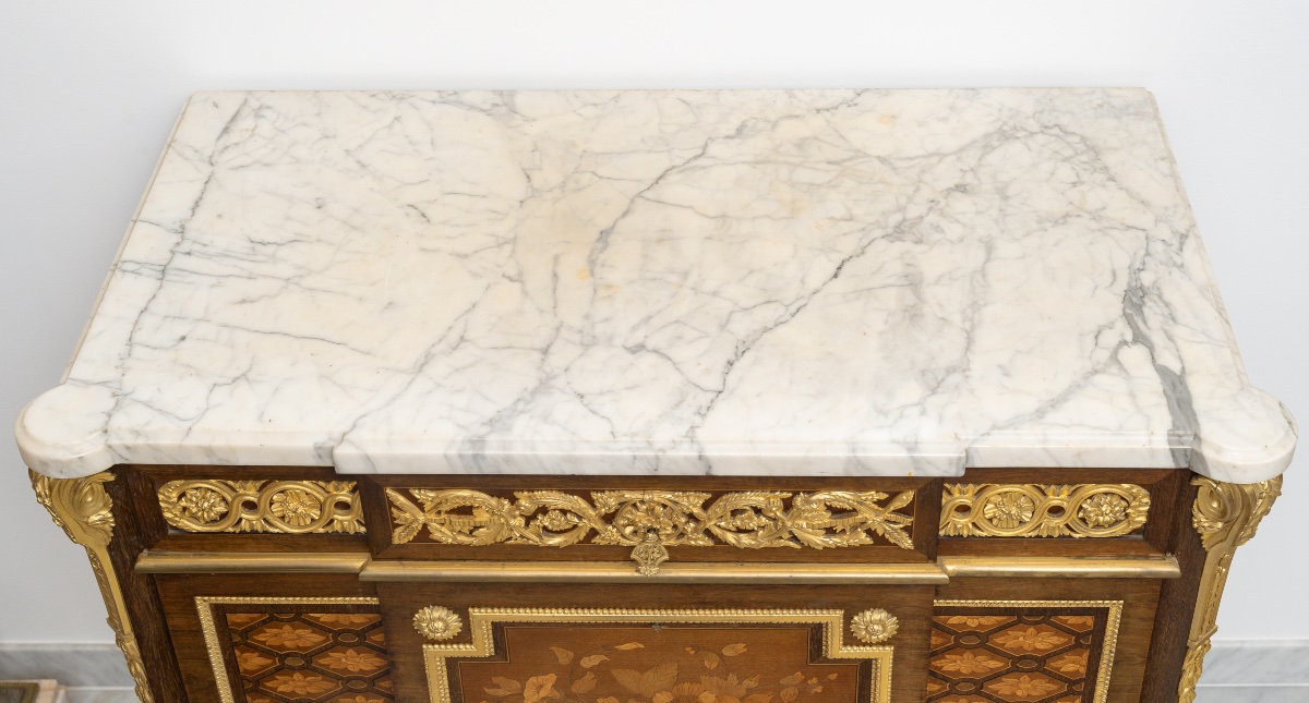 Louis XVI Commode By Ernest Mottheau-photo-4