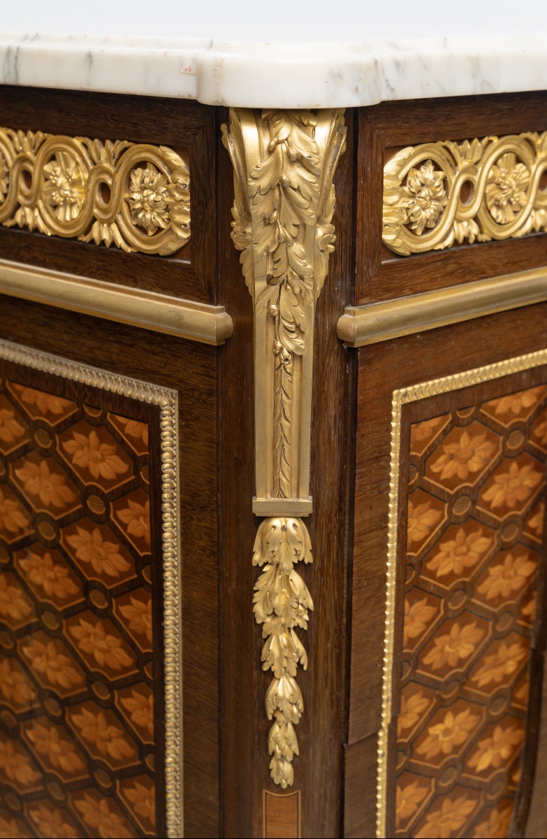 Louis XVI Commode By Ernest Mottheau-photo-8