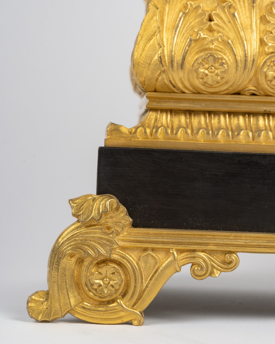 Pendule philhellénique représentant un chef grec insurgé, circa 1830-photo-7