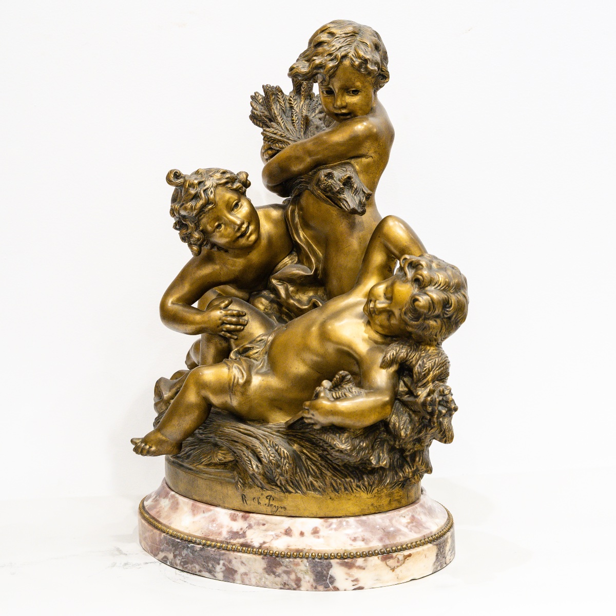 Charles Raphaël PEYRE (1872-1949), Réveil De l'été-photo-3