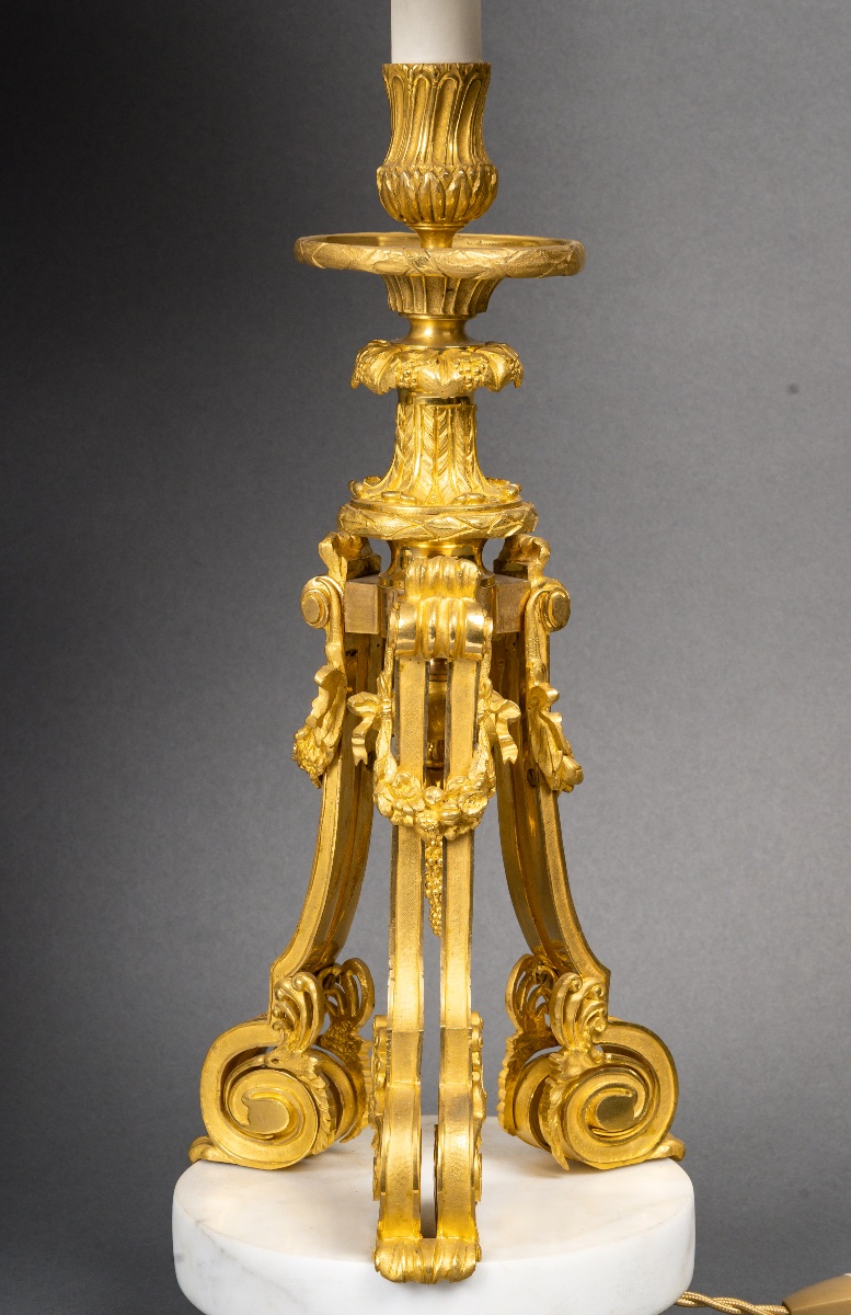 Pair Of 19th Century Lamps-photo-4