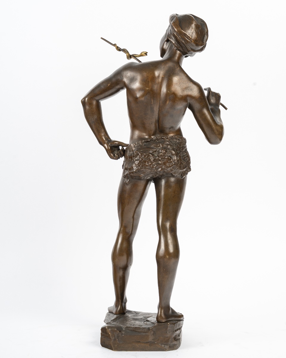 Adolphe Jean Lavergne (1863-1928), The Snake Charmer-photo-8