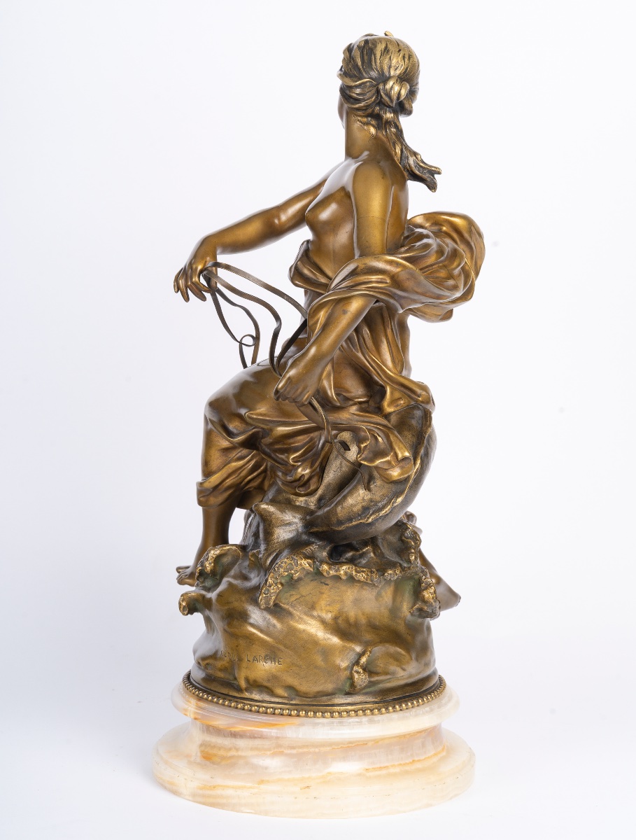 Raoul LARCHE (1860-1912),  La Néréide d'Or-photo-3