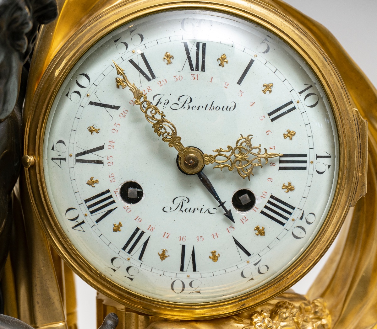 Louis XVI Mantel Signed Ferdinand Berthoud, Circa 1870-photo-3