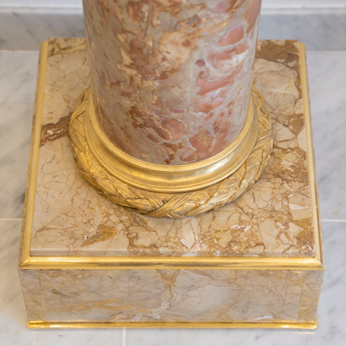 Pair Of Neoclassical Columns, Circa 1880-photo-1