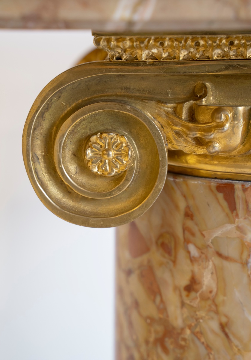 Pair Of Neoclassical Columns, Circa 1880-photo-7