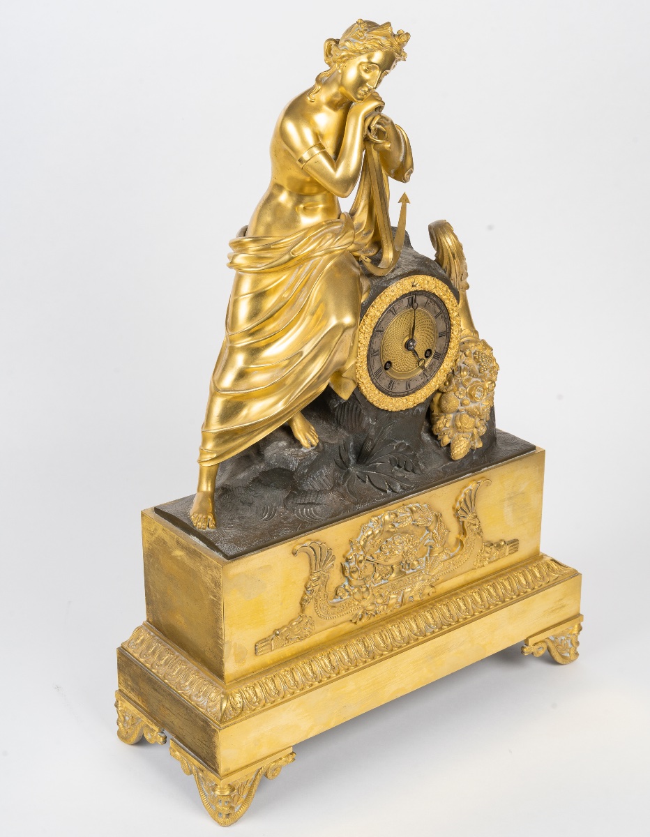 Charles X Clock, Marine Allegory, Circa 1830-photo-2