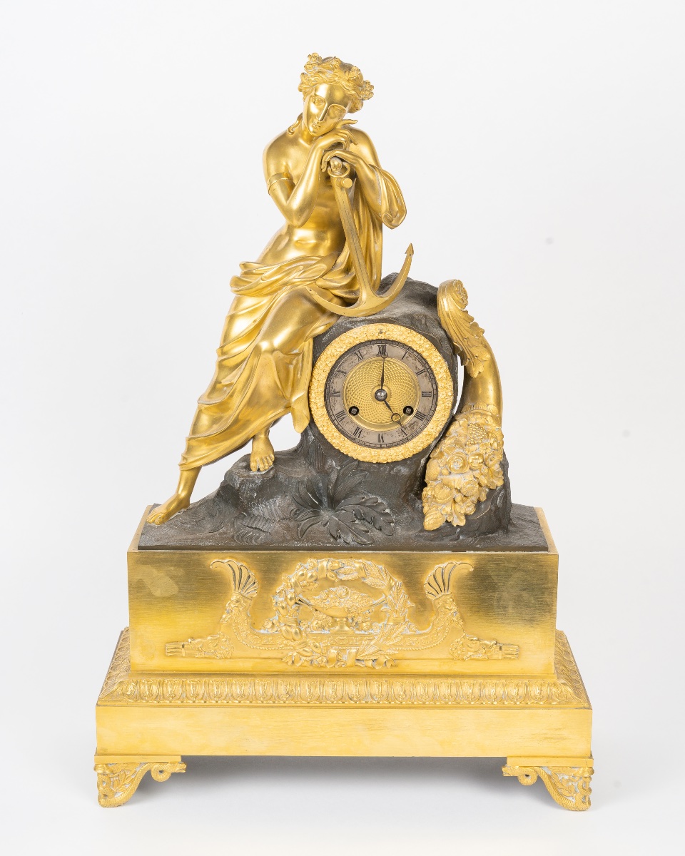 Charles X Clock, Marine Allegory, Circa 1830-photo-8