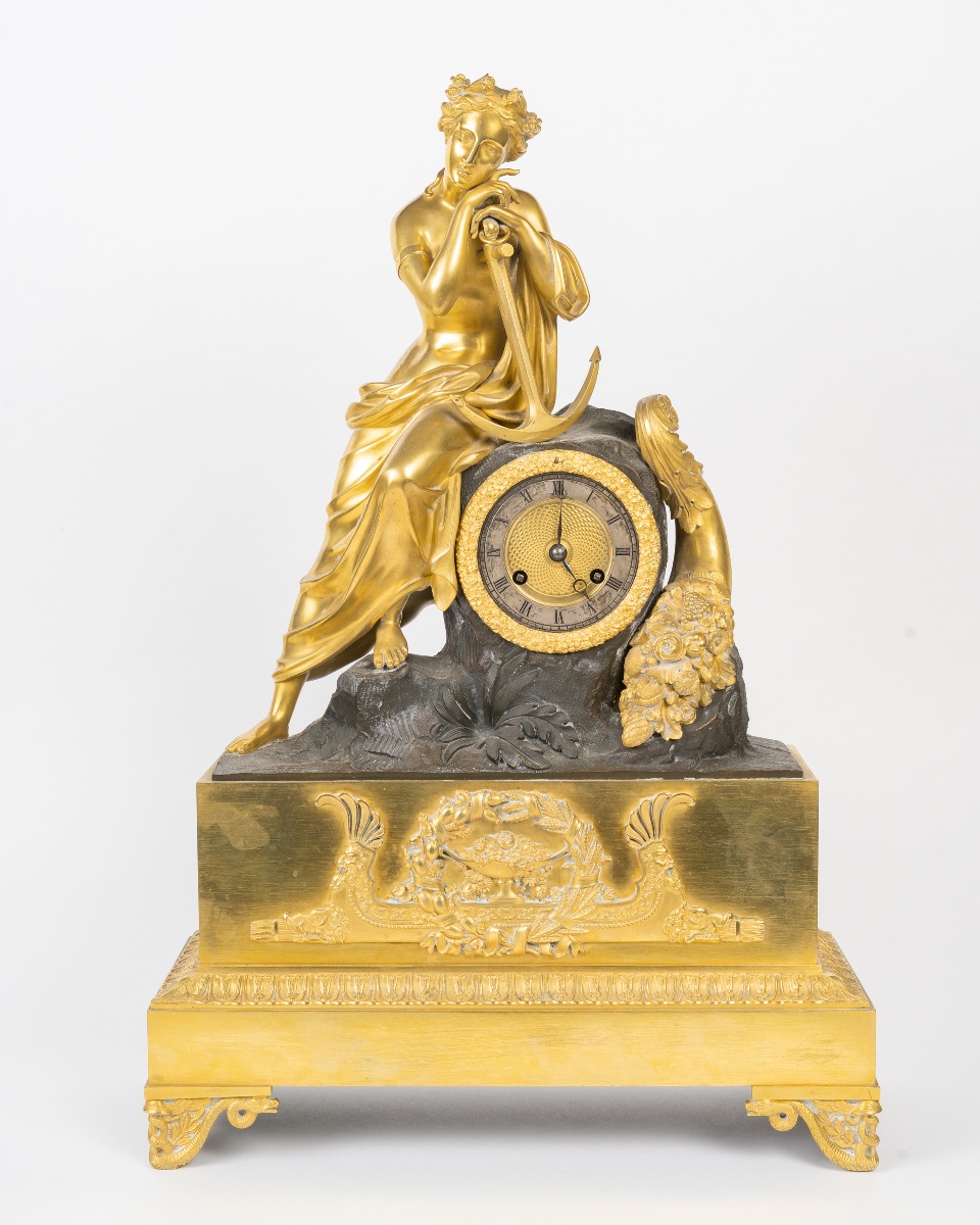 Charles X Clock, Marine Allegory, Circa 1830