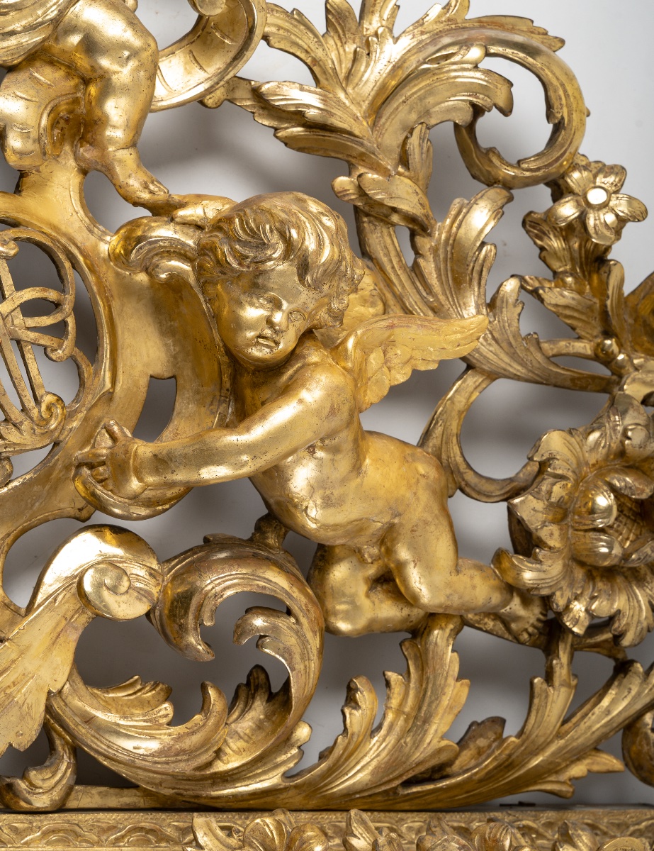 18th Century Lyon Mirror.-photo-5