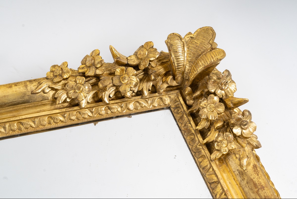 18th Century Lyon Mirror.-photo-7