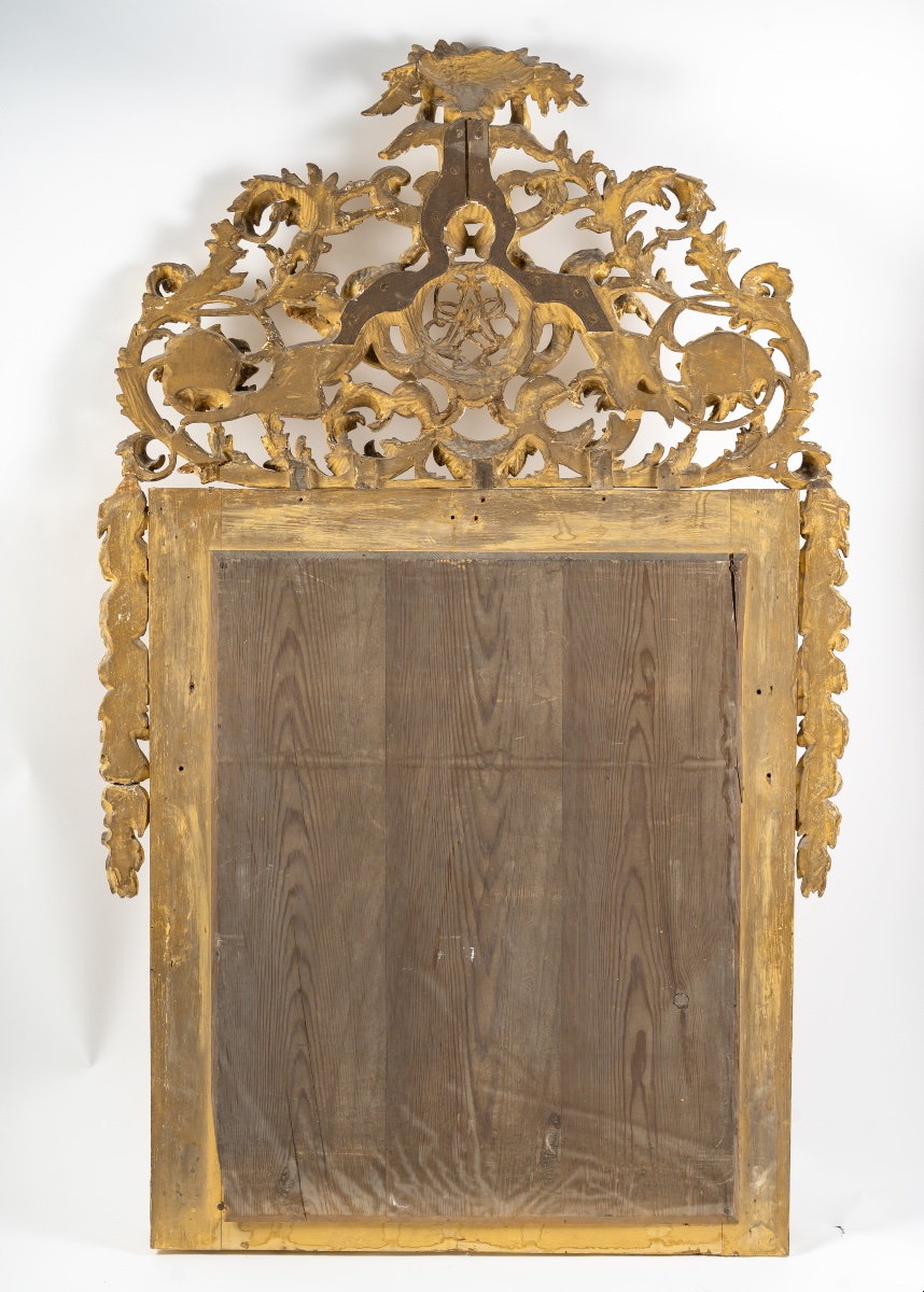 18th Century Lyon Mirror.-photo-8