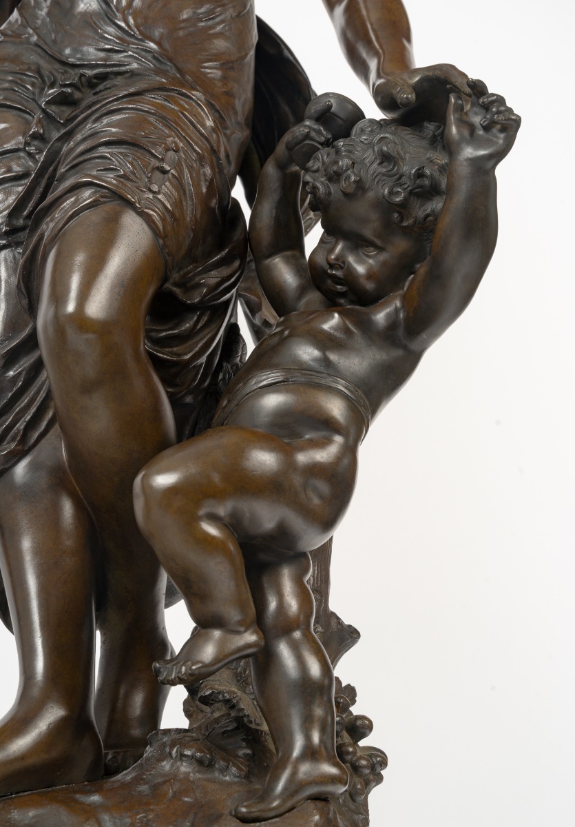 Auguste MOREAU (1834-1917),  Femme à l'enfant-photo-6