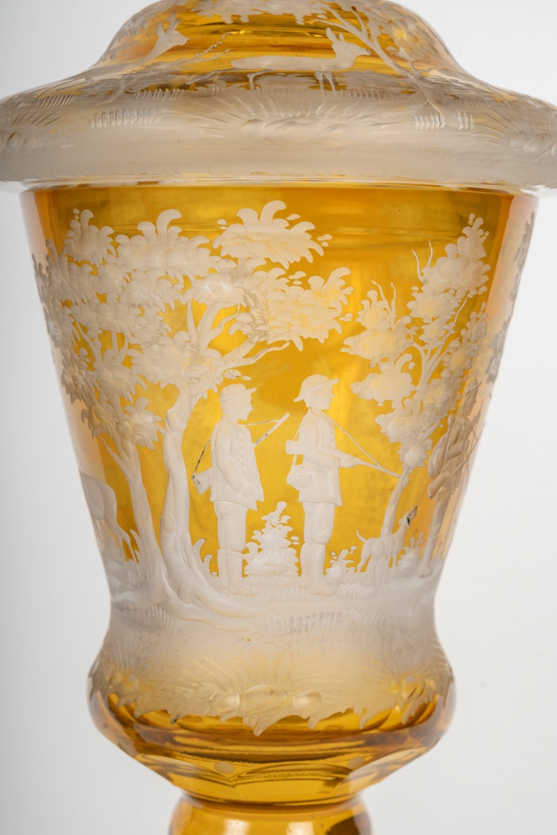 Paire De vases Bohème, Circa 1880-photo-2