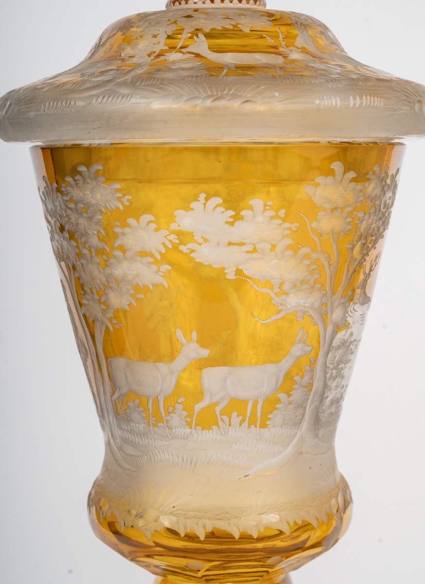 Paire De vases Bohème, Circa 1880-photo-5