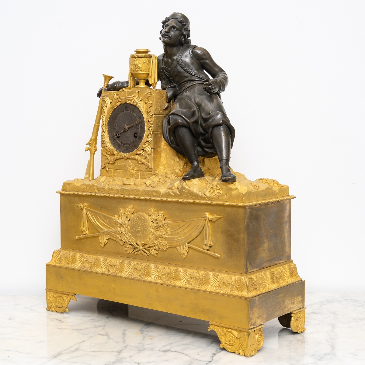 Pendule, Konstantinos Kanaris, Markos Botsaris, Circa 1830-photo-2