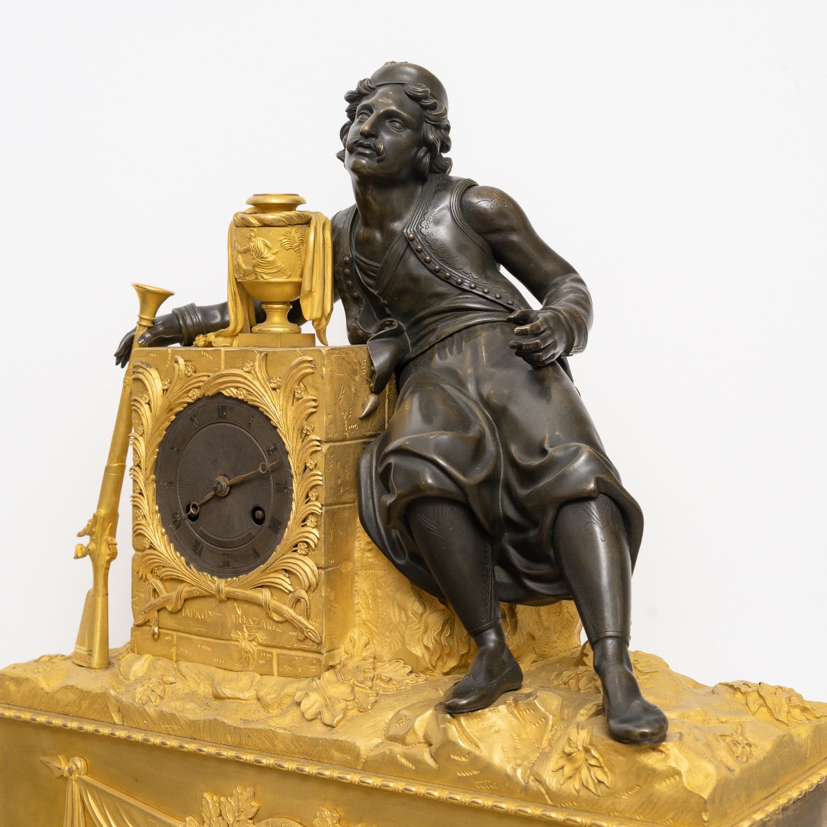 Pendule, Konstantinos Kanaris, Markos Botsaris, Circa 1830-photo-3
