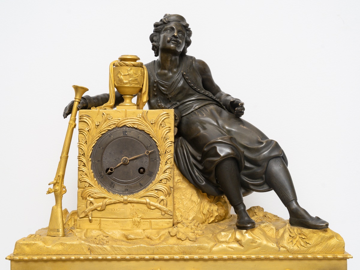 Pendule, Konstantinos Kanaris, Markos Botsaris, Circa 1830-photo-4