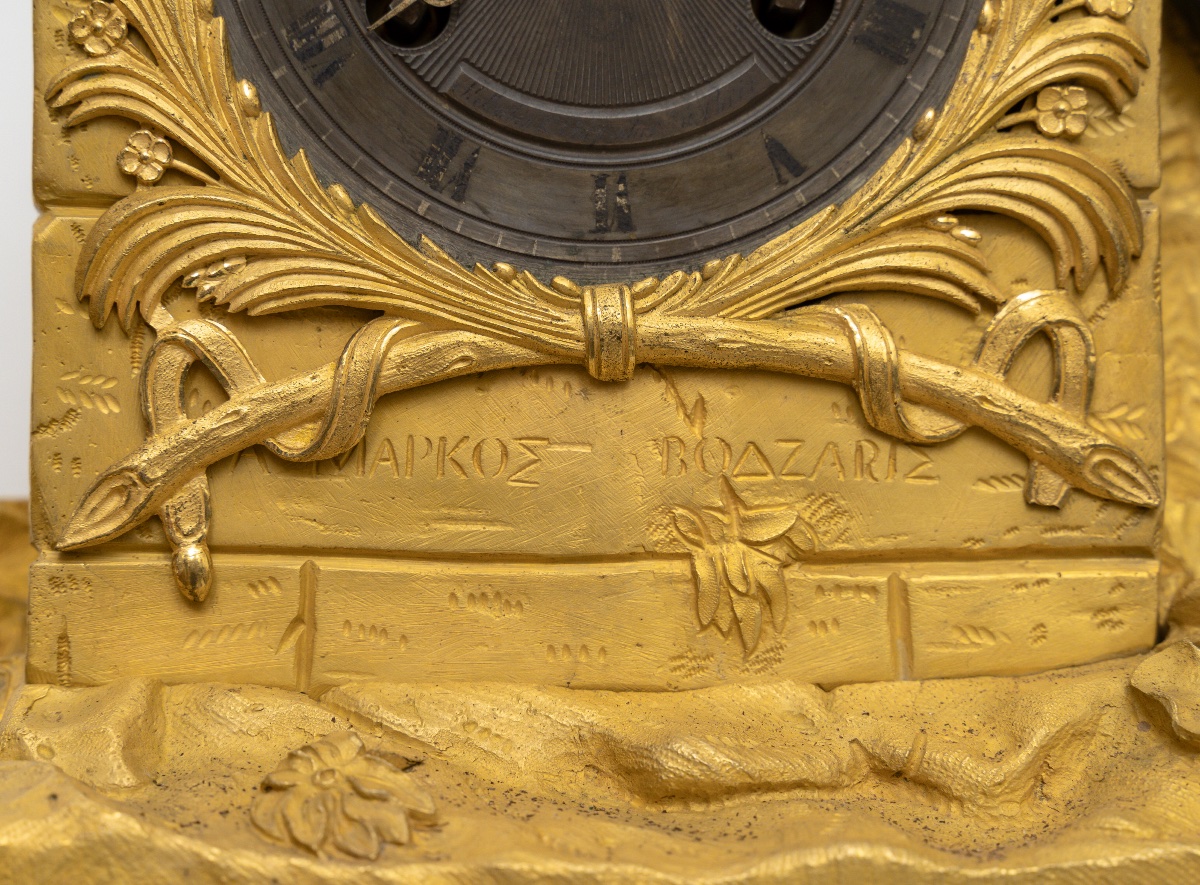 Pendule, Konstantinos Kanaris, Markos Botsaris, Circa 1830-photo-3