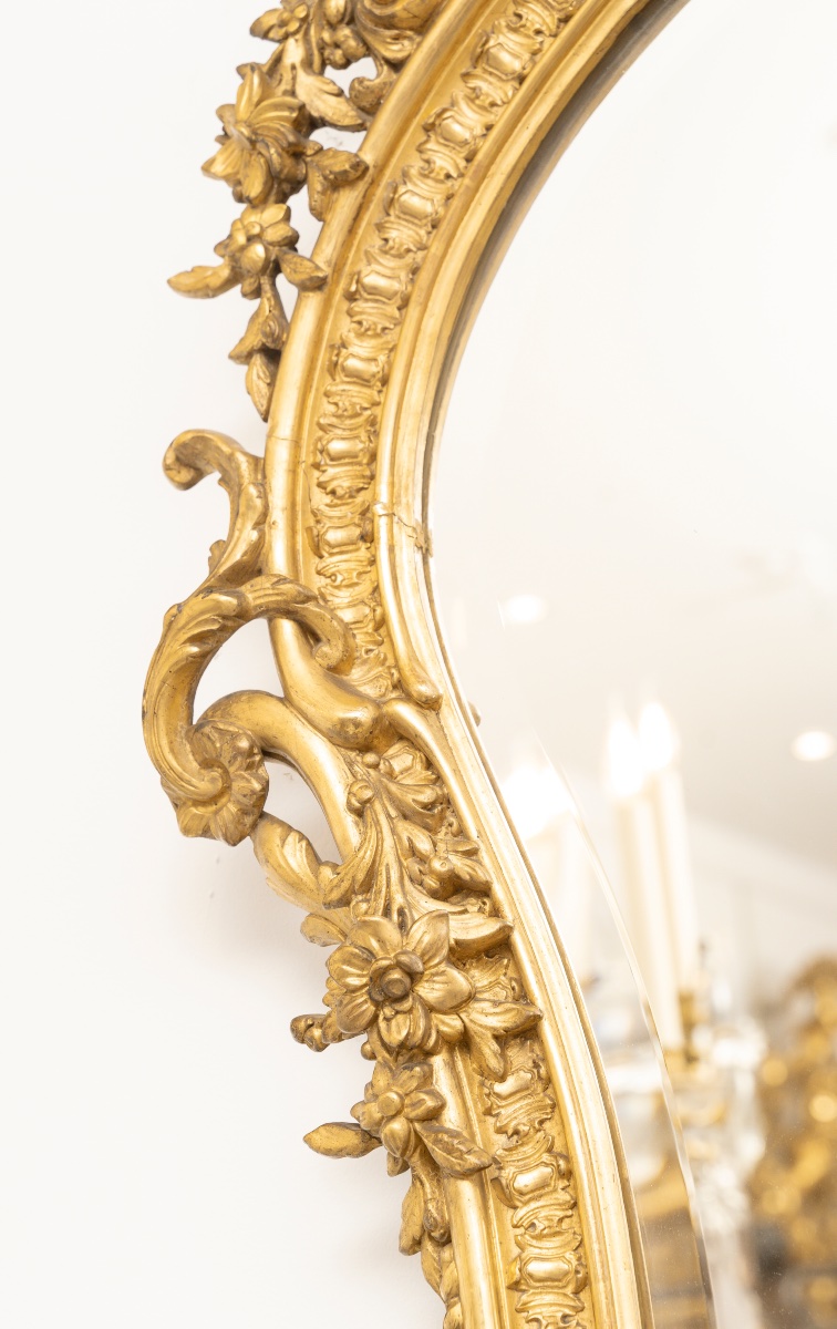 Rocaille Mirror, Circa 1870-photo-4