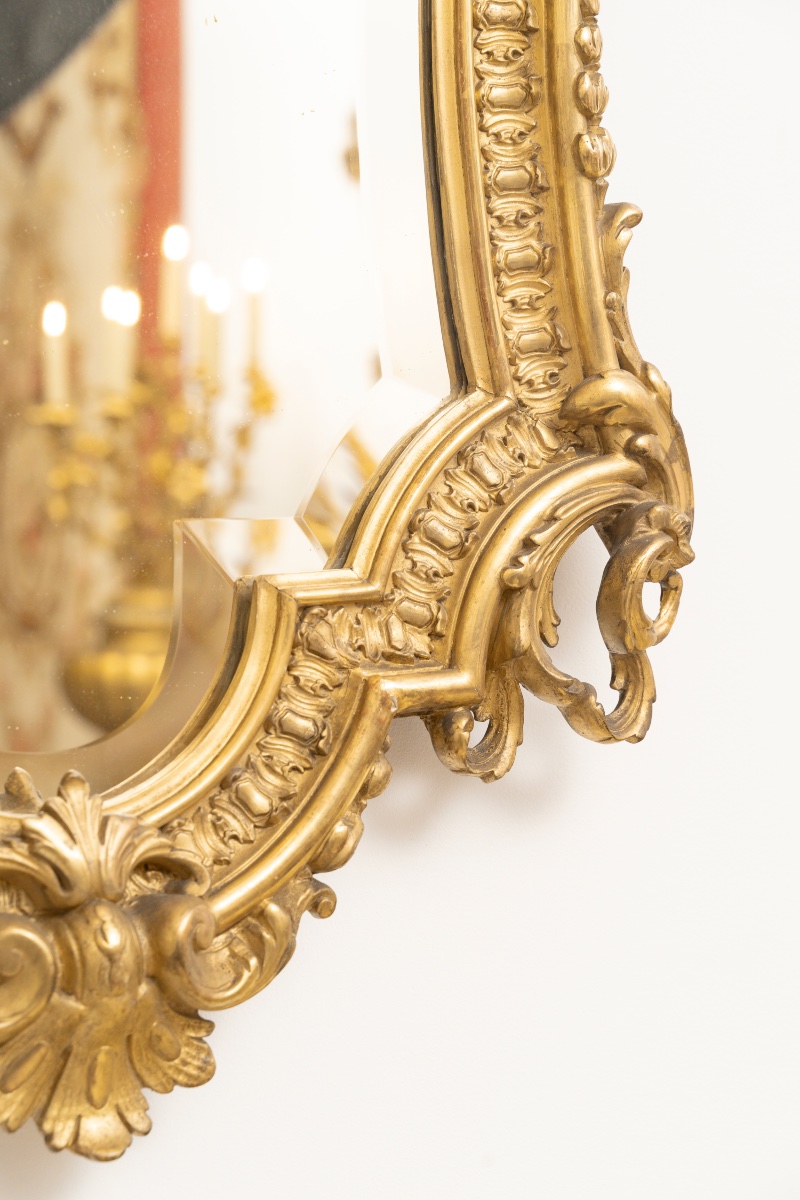 Rocaille Mirror, Circa 1870-photo-3