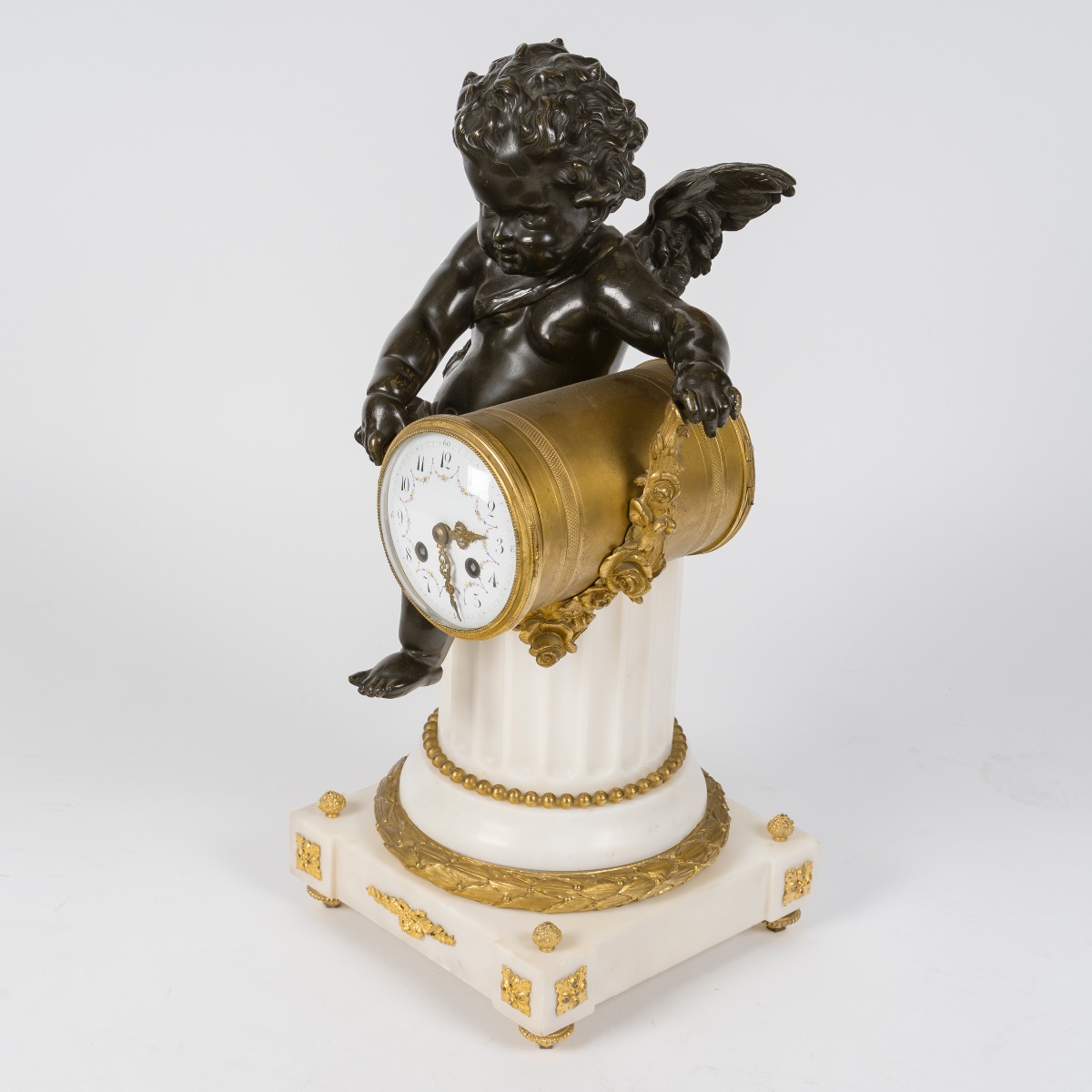 Large Louis XVI-style Fireplace Mantelpiece-photo-1