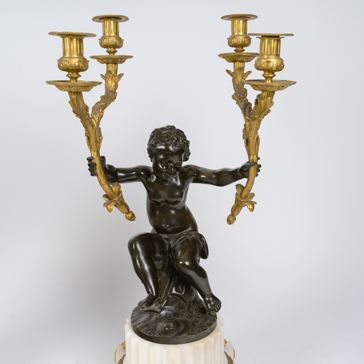 Large Louis XVI-style Fireplace Mantelpiece-photo-3