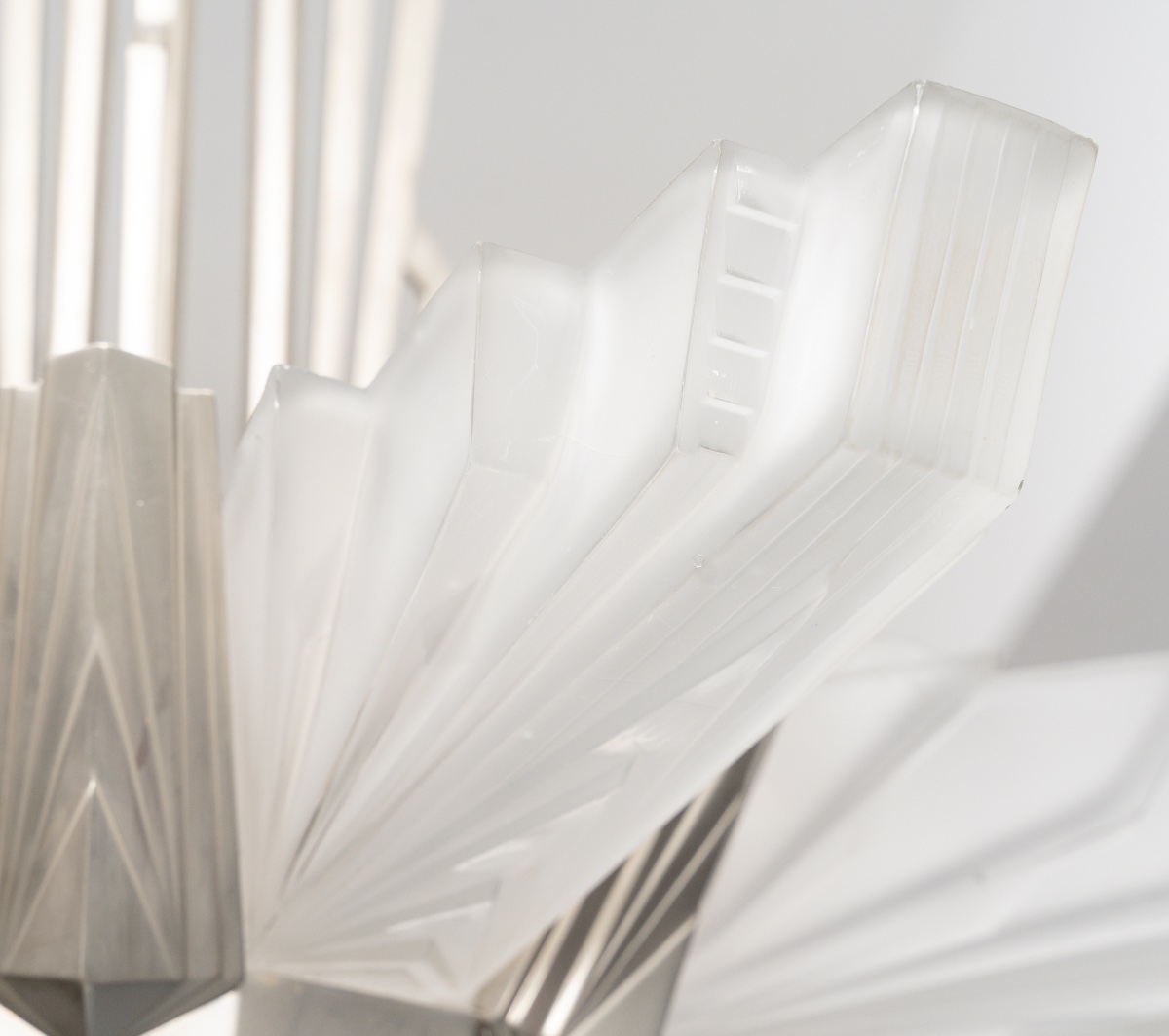 Henri Petitot Workshop, Art Deco Chandelier, Circa 1930-photo-2