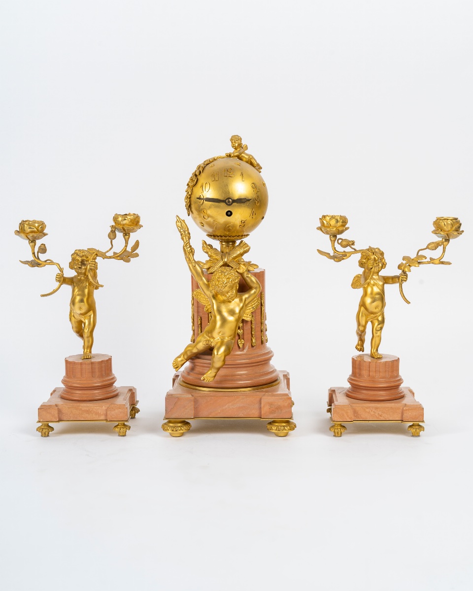 Garniture De Cheminée, Circa 1880