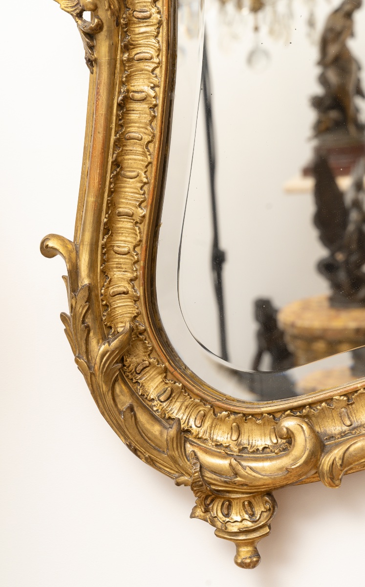 Louis XV Mirror, Circa 1870-photo-1