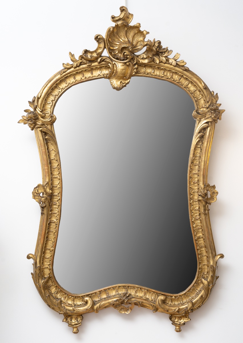 Louis XV Mirror, Circa 1870
