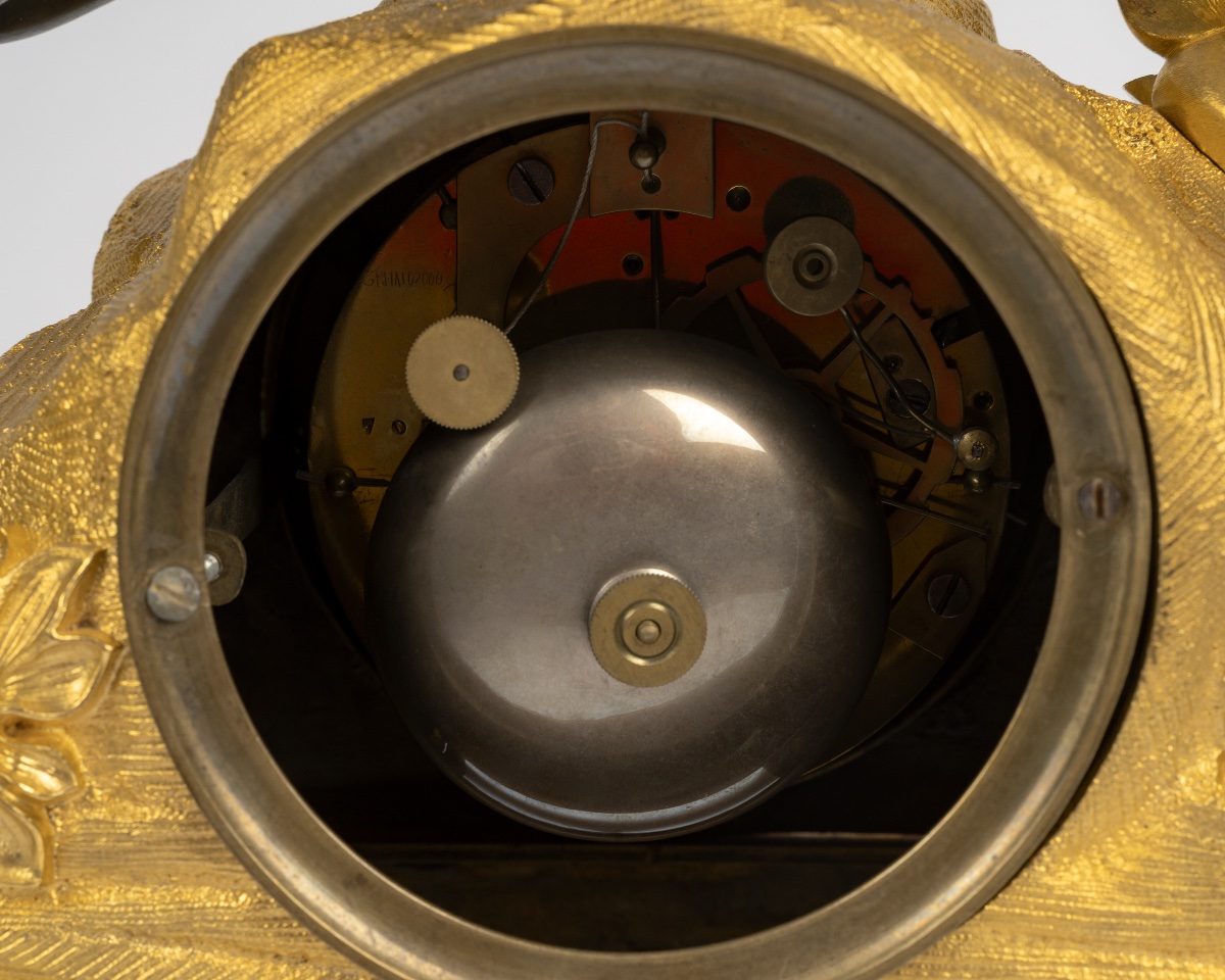 Pendule philhellénique représentant un chef grec insurgé, circa 1830-photo-5